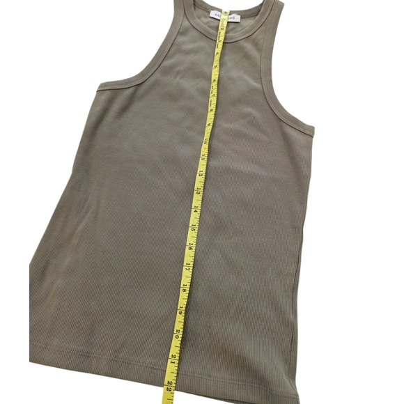 Anine Bing Eva Green Khaki Tank Top - Picture 6 of 7